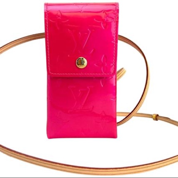 Louis Vuitton Handbags - ❌SOLD❌Louis Vuitton Pink Vernis Mini Pouch w/Strap